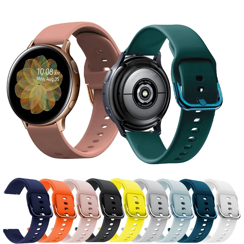 

Ремешок силиконовый для Samsung Gear S2 Classic 732, 20 мм, 40/44 мм