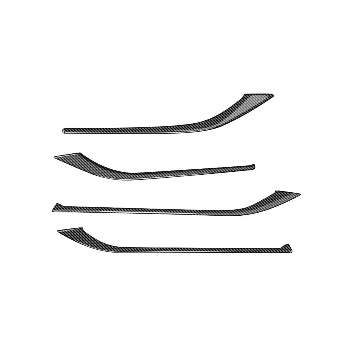 Для Vinfast E34 VF-E34 2021-2023 углеродное волокно внутренняя Автомобильная Дверная панель