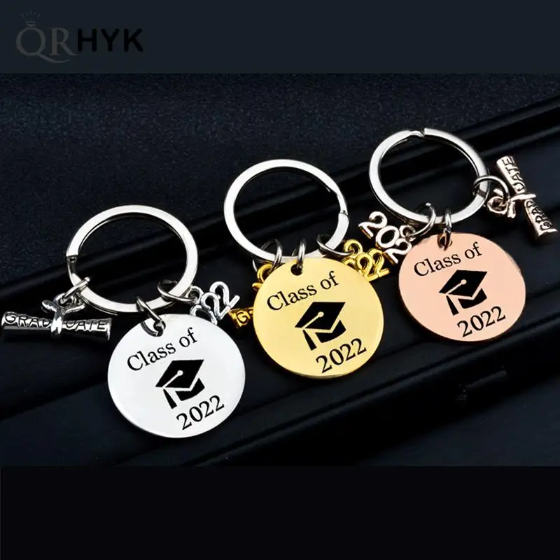 

Keyring Graduation Gift Stainless Steel Keychains Class Of 2022 Souvenir Key Chain