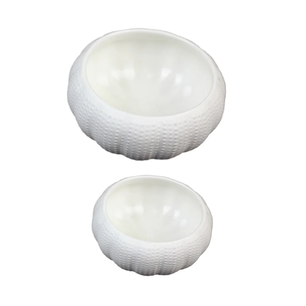 

2Pcs Ceramic Caviar Bowls Appetizer Bowls Sauce Bowls Sauce Bowls (White)