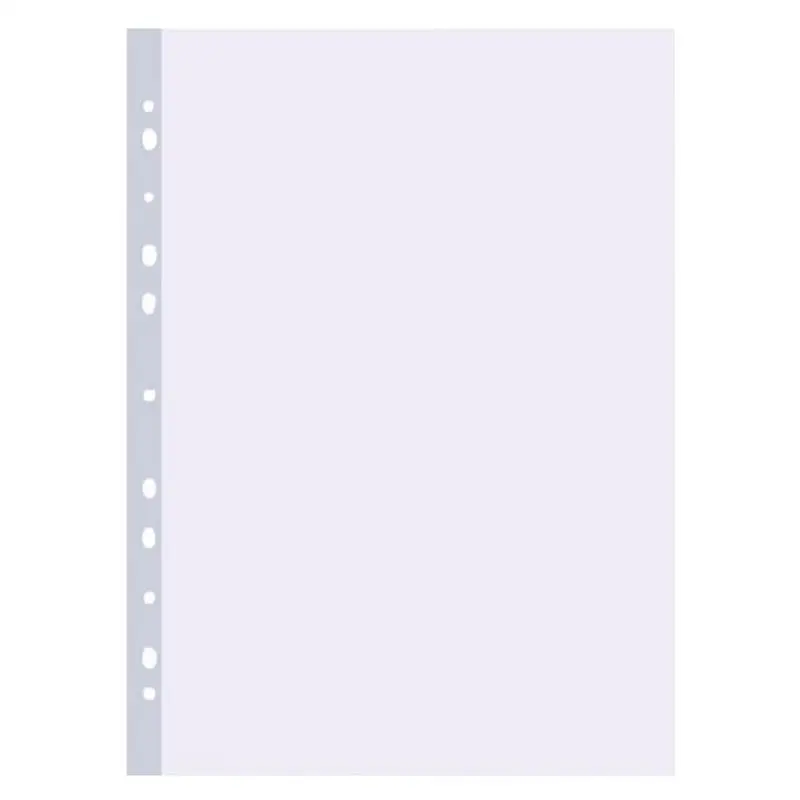 

Папка с 11 отверстиями, протекторы на 100 страниц, прозрачные защитные пленки для документов, товары для деловой упаковки, 11,89 * дюйма