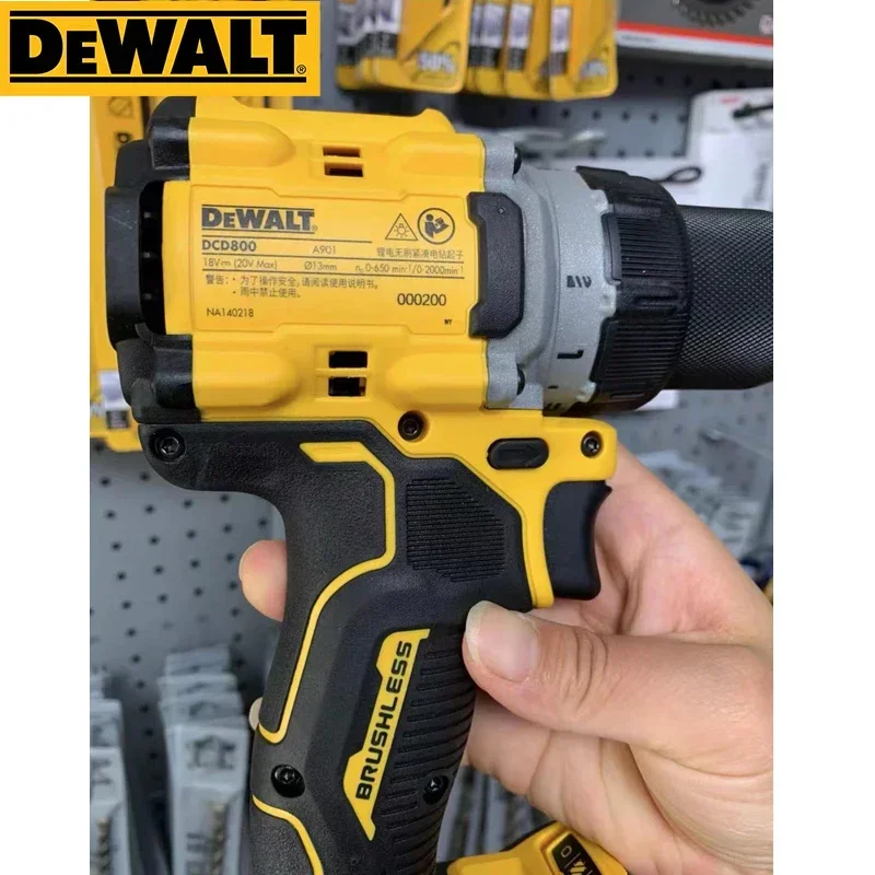 Дрель DEWALT DCD800 аккумуляторная с бесщеточным двигателем всего 20 в XR 1/2 дюйма