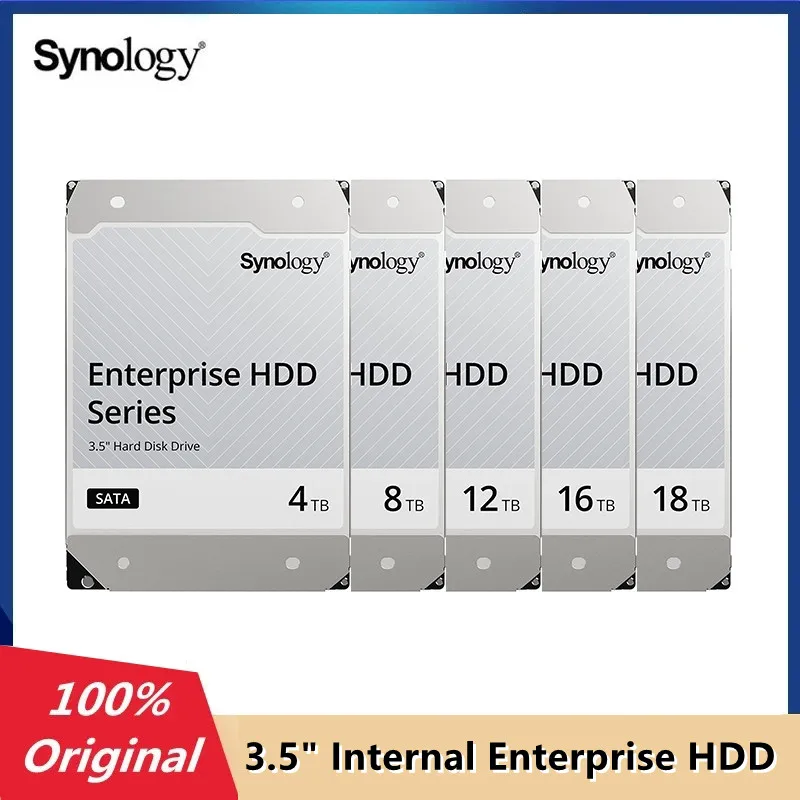 0riginal Synology 4TB 8TB 12TB 16TB 18TB 3.5" Internal Enterprise HDD SATA Mechanical Hard Disk New