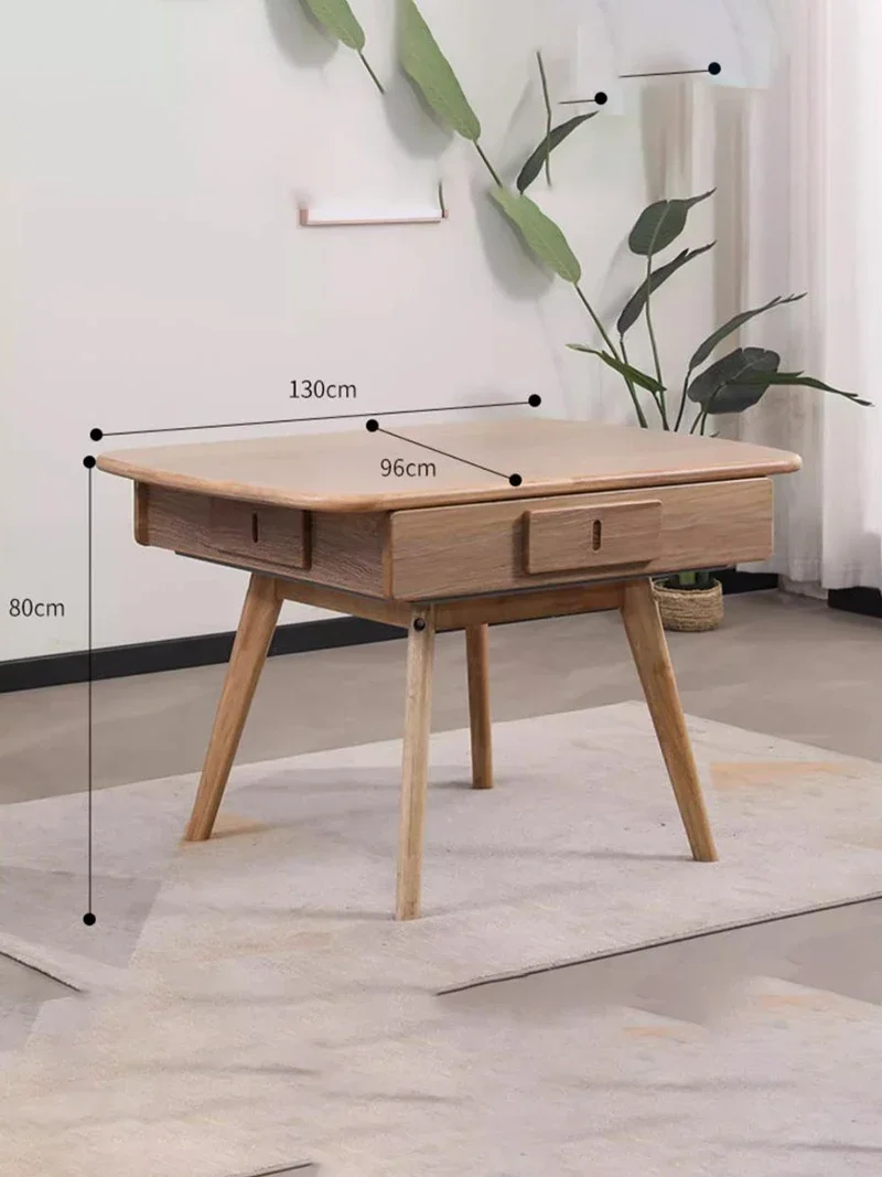 Современный деревянный обеденный стол с электроприводом ящик для хранения