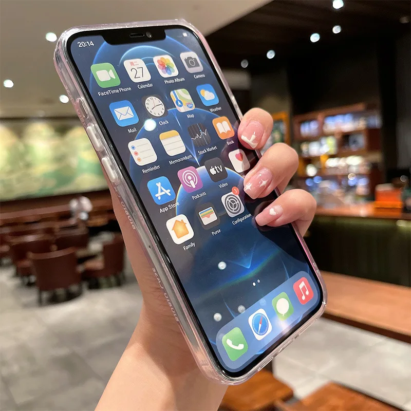 Милый прозрачный силиконовый защитный чехол с рисунком Hello Kitty Cinnamorol Iphone13/11/12Promax/xs