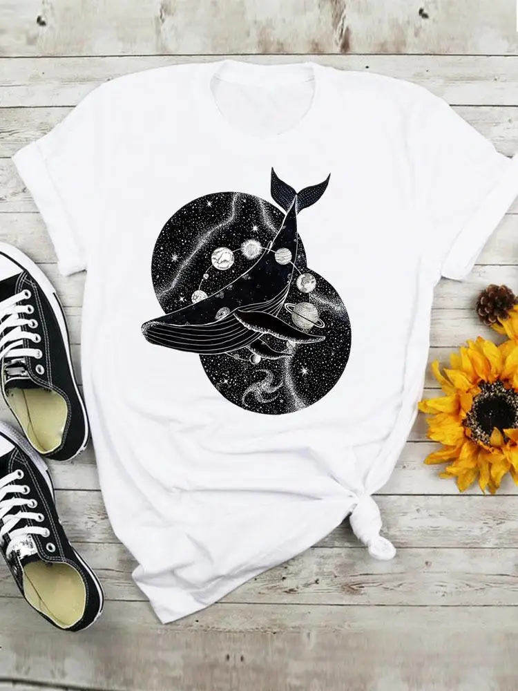 

Женская футболка с коротким рукавом, летняя футболка с принтом животных