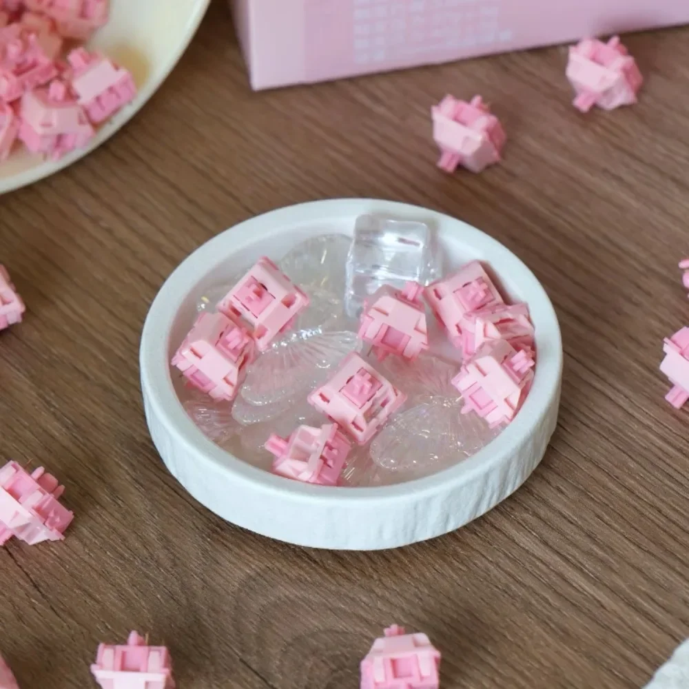 BSUN Cat Claw Розовый переключатель Механическая ось клавиатуры Индивидуальный