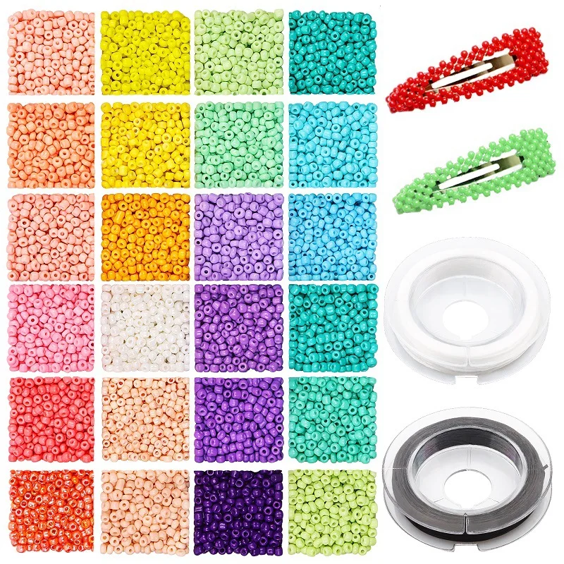 

Набор из стеклянных бусин, 2/3/4 мм