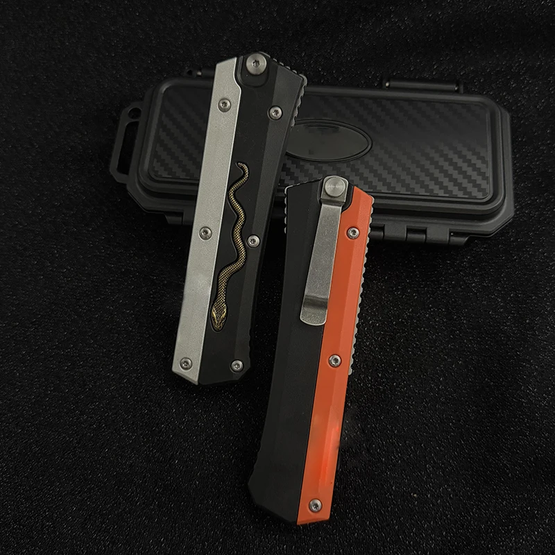 Фото MICRO GY EDC TECH 440C Сталь, нейлон, рукоятка из стекловолокна, технологичный нож для путешествий и походов, многофункциональный инструмент EDC, подарок на праздники для мужчин. №4