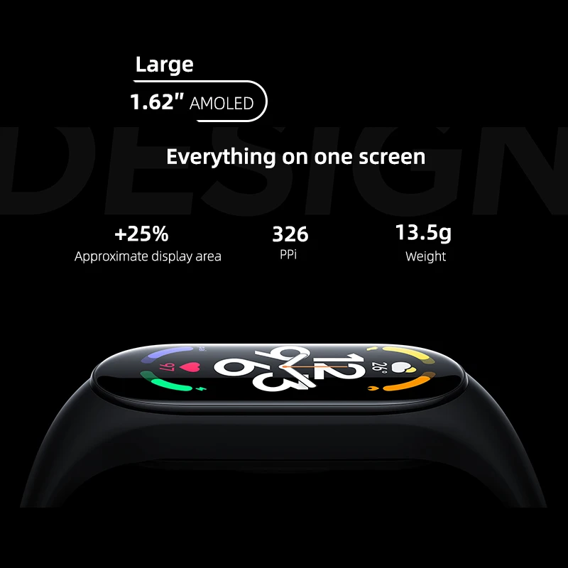 Смарт-браслет Xiaomi Mi Band 7 6 цветов AMOLED экран 1 62 дюйма 24 часа водостойкий 5 |