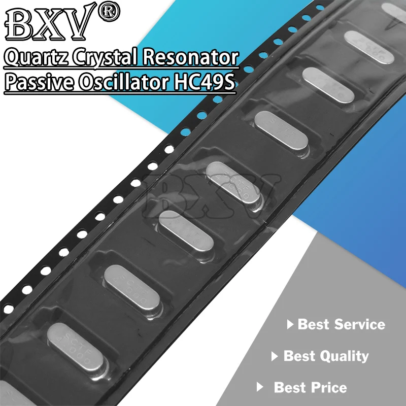 

20PCS 4Mhz 6Mhz 8Mhz 12Mhz 16Mhz 20Mhz 24Mhz 4.000mhz 8.000mhz New SMD Quartz Crystal Resonator Passive Oscillator HC49S