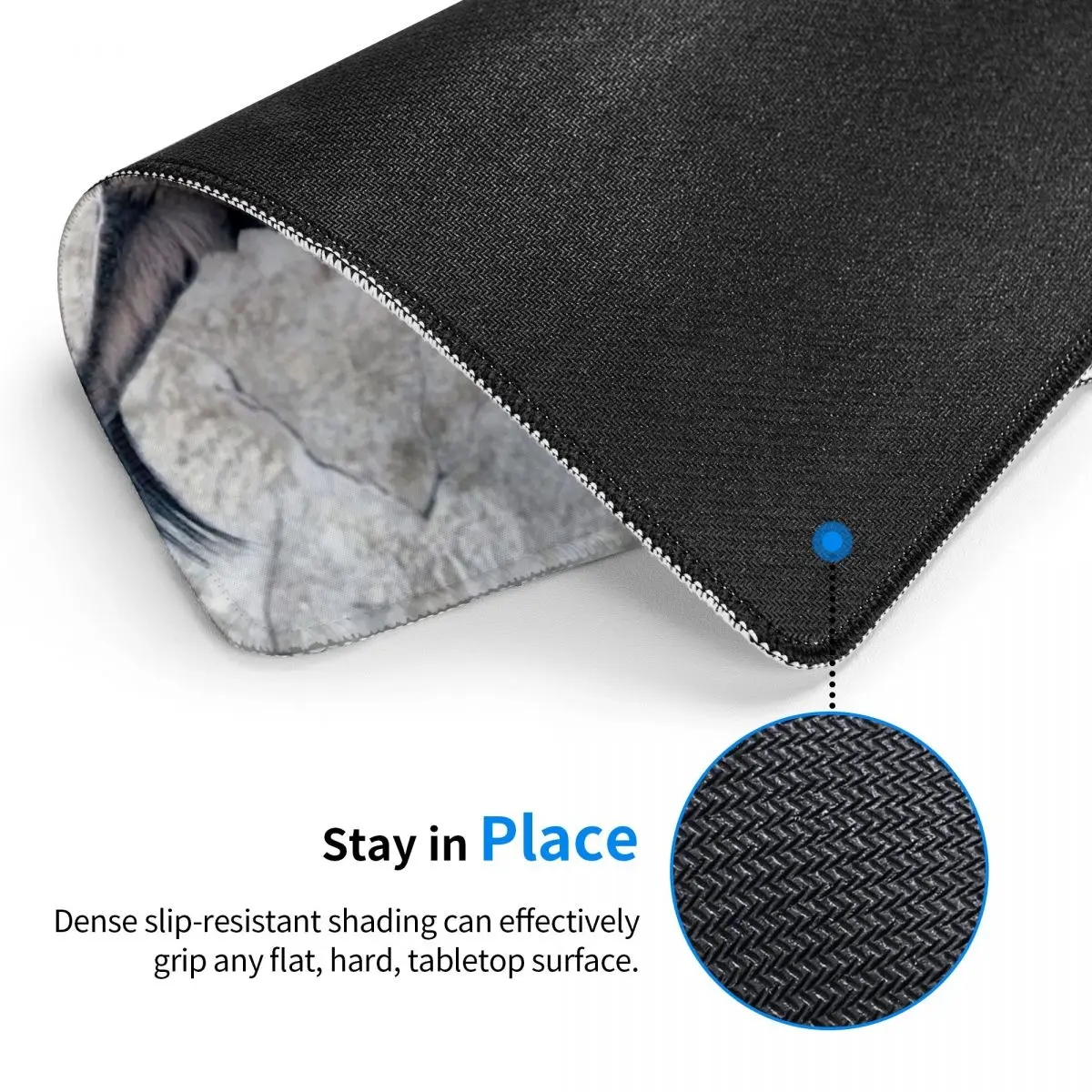 Коврик для мыши с милым каракальным котом водонепроницаемый игровой коврик