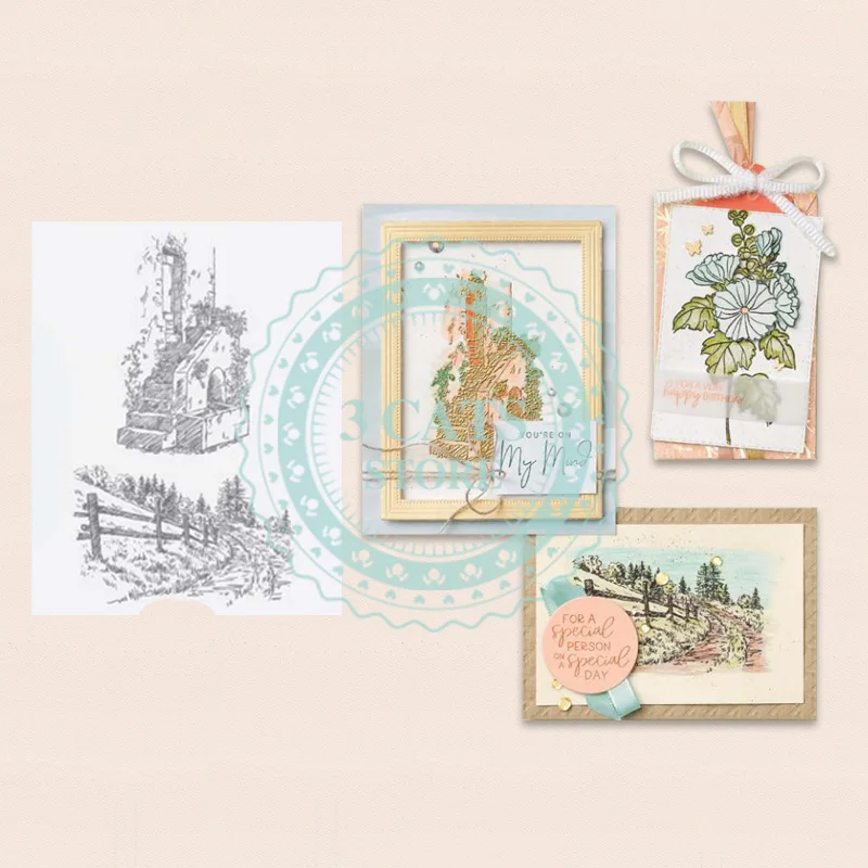 

MP664 2023 New Arrival Metal Cutting Dies And Clear Stamps DIY Scrapbook Embossing Paper Cards Handmade Album Decorations