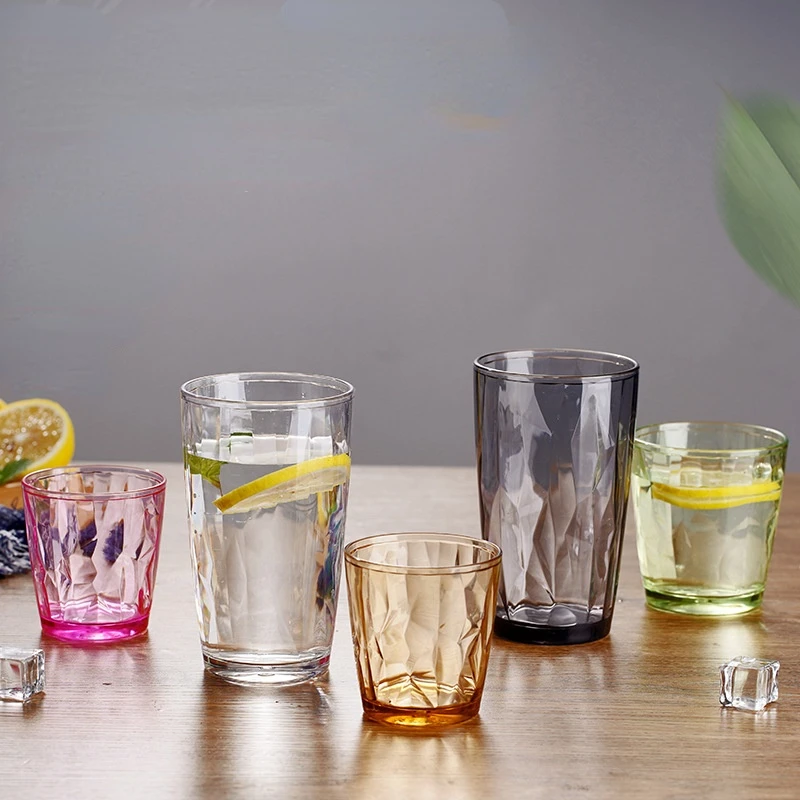 

Acrylic Tumbler Acrylic Drinking Glasses Colored Plastic Tumblers Cups Glassware For Kids Unbreakable Restaurant Beverage Juice