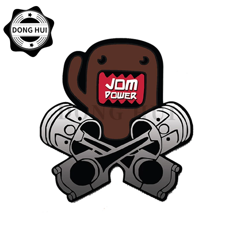 

Автомобильная наклейка DOMO KUN JDM POWER, кружка, гитара, ноутбук, наклейка для кемпера, мотокросса, скейтборда