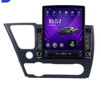 9 7 octa core tesla style vertical screen android 10 car gps stereo player for honda civic 2013 2015 north america version