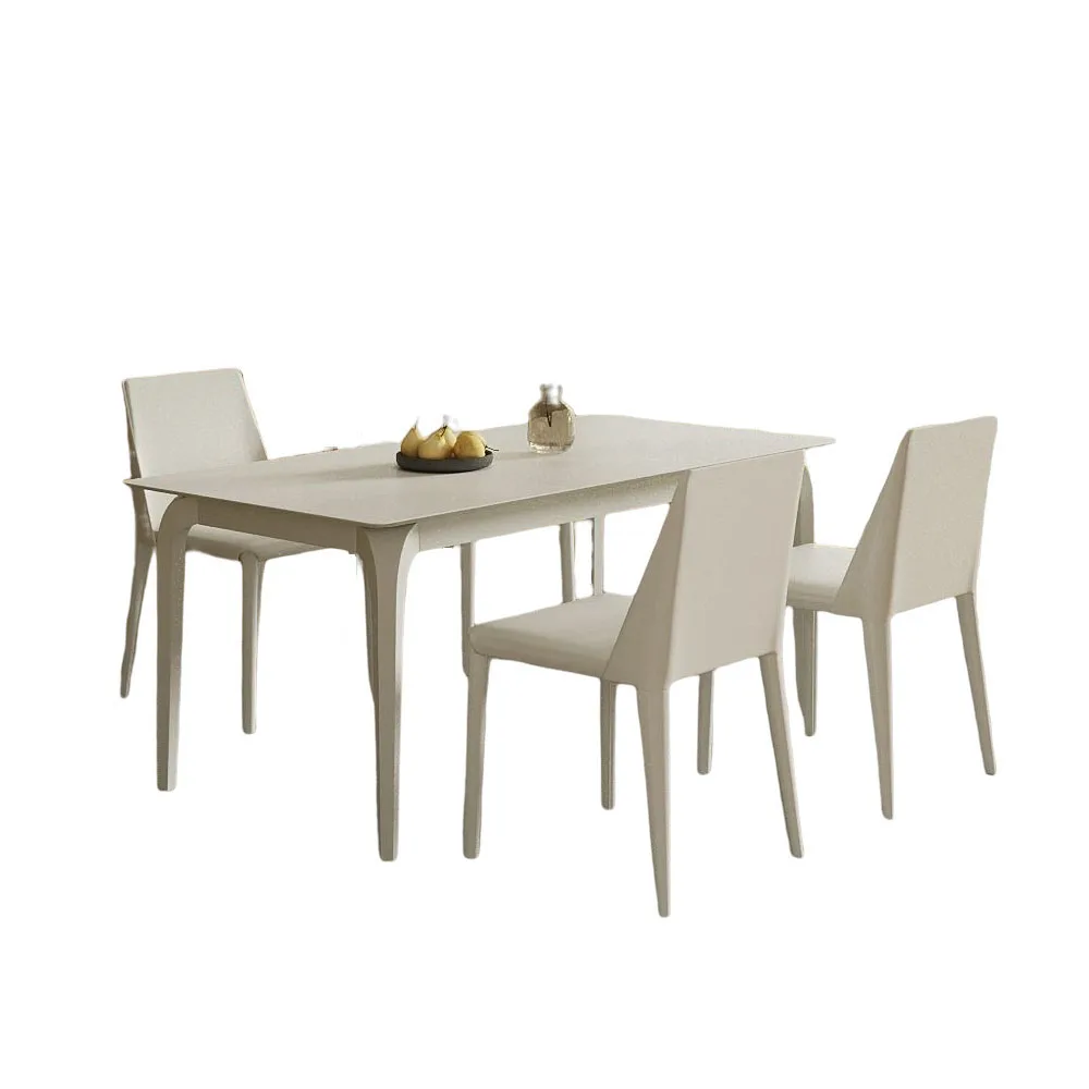 

Minimalist Dining Tables Rectangular Dining Tables Simple Shape Everything Space Thickened Frame Multilayer Bearing Floor
