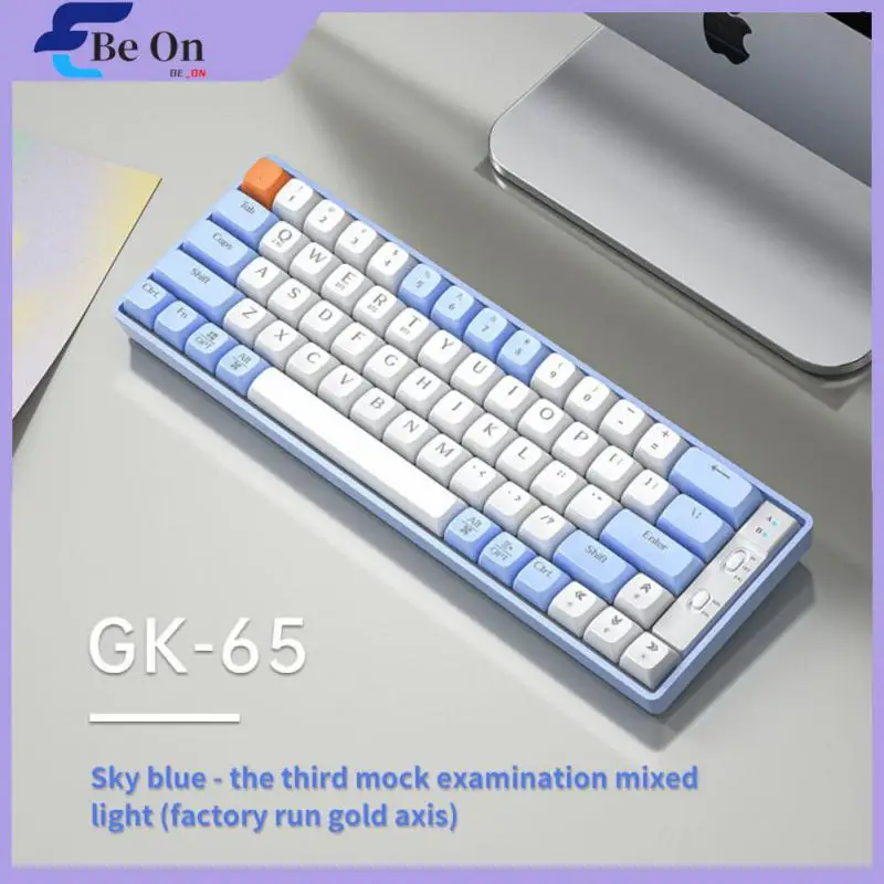 

Беспроводная мини-клавиатура, 65 клавиш, Usb Type-c 2,4g