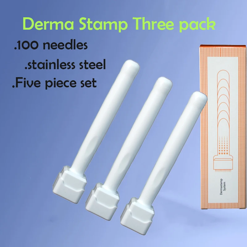 Профессиональный штамп для волос из нержавеющей стали 100 игл регулируемый