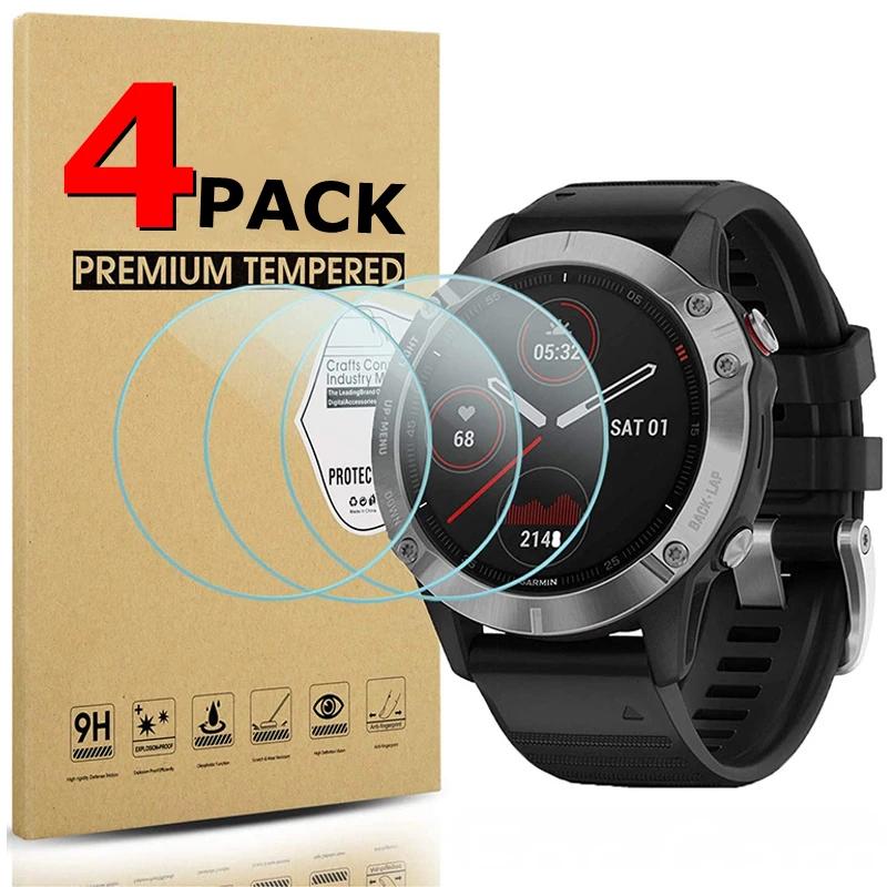 

Защита экрана для Garmin Fenix 7 6x5 S 7X 6S Pro Forerunner 225 245 935 255 265 955 965 Instinct 2S HD Закаленное стекло-пленка