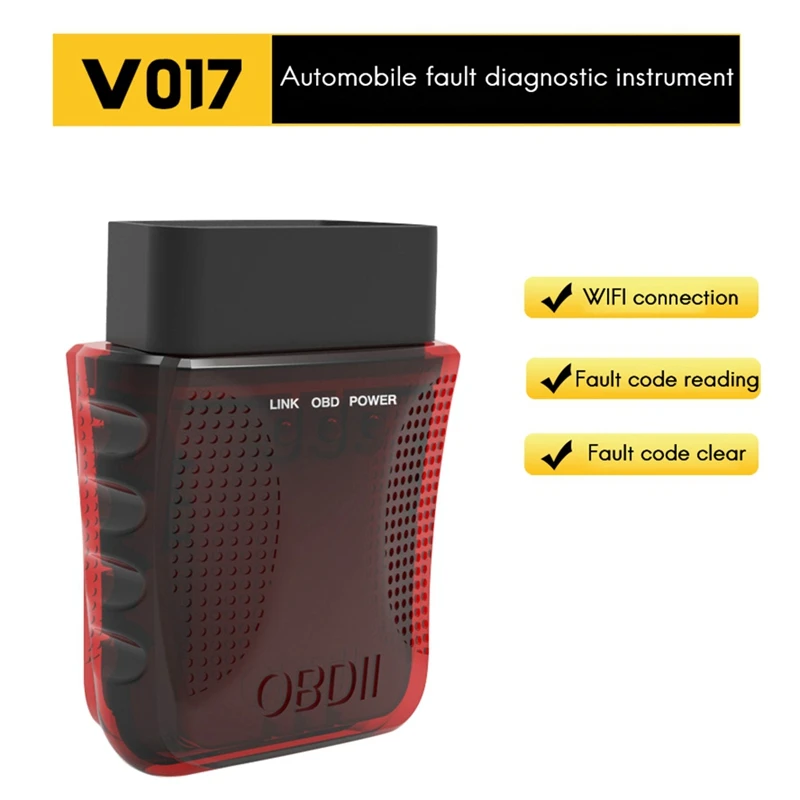 New Auto Diagnostic Tool ELM327 Wifi OBD2 Scanner V1.5 Wireless PIC18F25K80 OBDII for Android/IOS/Windows