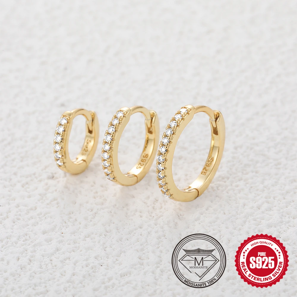 

Серьги-кольца для женщин и девушек, из серебра 100% пробы