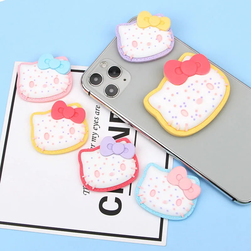 

Kawaii Hello Kitty New Cartoon Creative Diy Cream Glue Mobile Phone Case Headdress Hairpin Dripping Resin Accessories