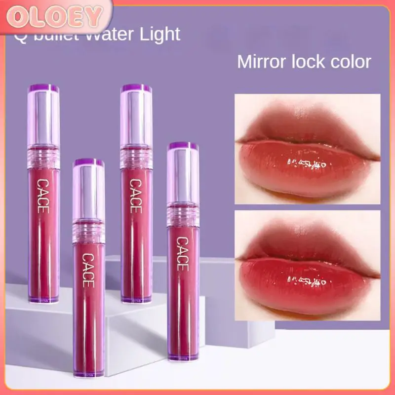 

Moisturizing Lipstick Cherry Lipgloss Red Lip Tint Liquid Lipstick Mirror Water Lip Gloss 6 Colors Light Watery Lip Glaze