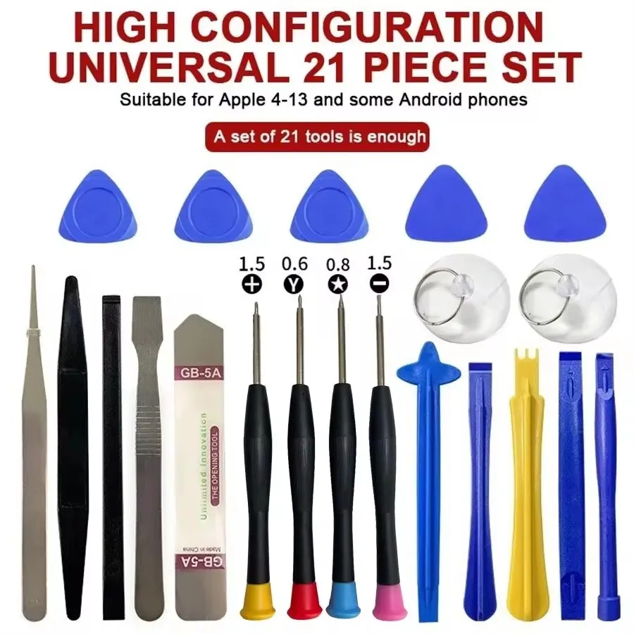 

Набор Инструментов Для Ремонта Мобильных Телефонов 21 В 1, Многофункциональный Набор Отверток Для Apple Android Samsung