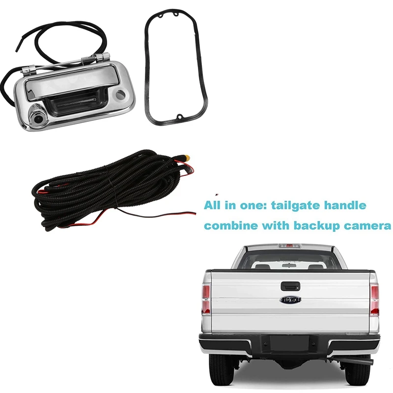 

Car Tailgate Handle Rear View Camera Backup Camera For Ford F-250 F-350 F-150 F550 2004-2014 8L3Z-9943400-AB