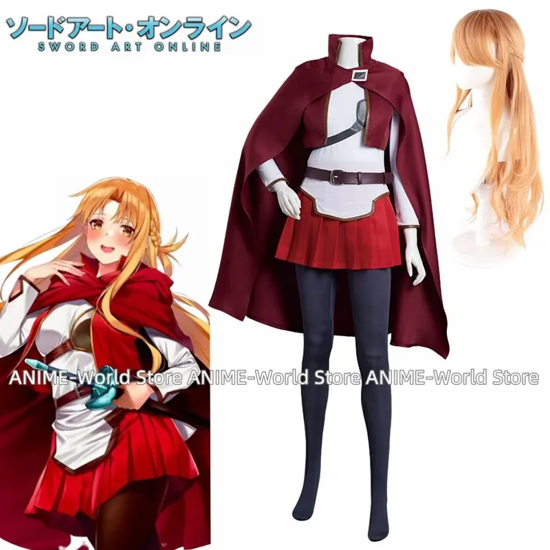 

Anime Sword Art Online The Movie: Progressive Aria of A Starless Night Asuna Yuuki Cosplay Costume Outfits Halloween Carnival