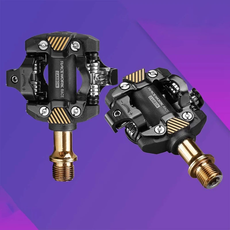 Велосипедные педали RACEWORK для горного велосипеда самоблокирующиеся SPD подшипник