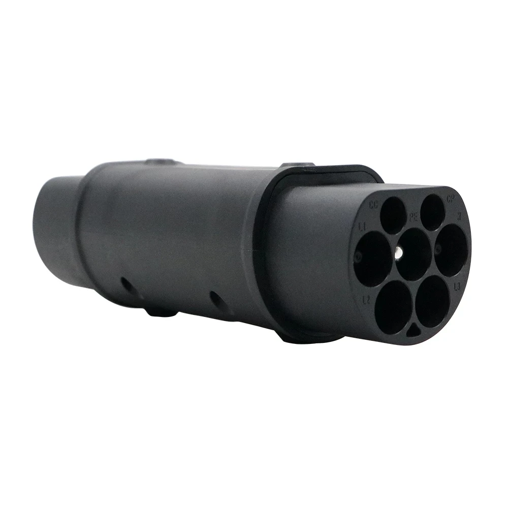 Адаптер для зарядного устройства GBT EV типа2 IEC62196 для автомобилей Chinese vw id4 xiaopeng NIO BYD BJEV.