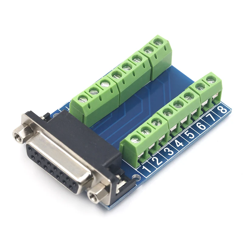 DB15 DP15 D-SUB VGA 15-контактный переходник с женским и мужским разъемами печатная плата