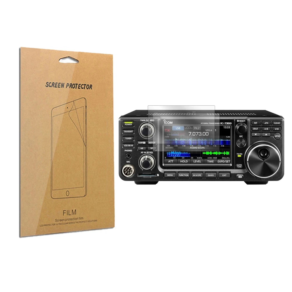 Прозрачная защитная пленка для ЖК-экрана защита от царапин ICOM IC-705/7300/9700