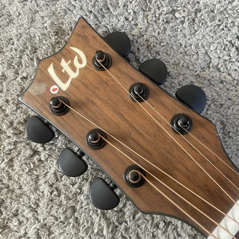 Фото Акустическая гитара J289 ESP LTD-320D 41 дюйм, цельный верх, задняя панель и боковые стороны из орехового дерева, демонстрационная модель/излишки складских запасов №4
