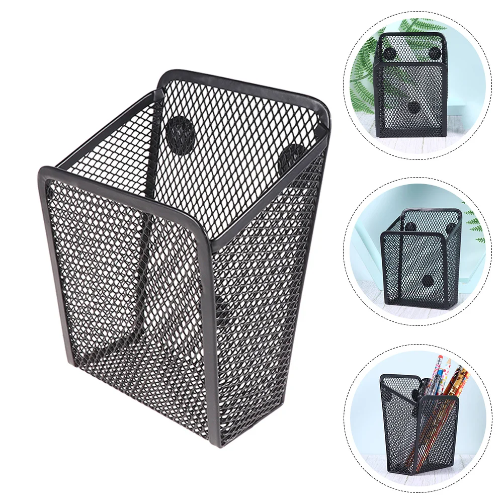 

Organizer Wire Pen Cup Metal Mesh Makeup Brush Desktop Stationery Orgnaizer Locker Decorative Pot