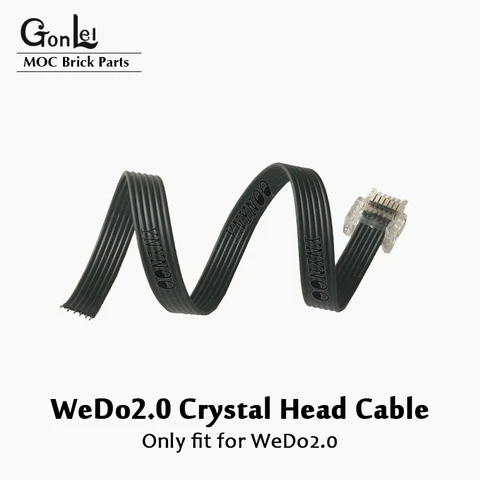 5 шт./лот, новинка, 25 см, 35 см, 50 см, силовые функции, часть кабеля WEDO 2,0, строительные блоки с хрустальным разъемом, подходящий для логотипа EV3