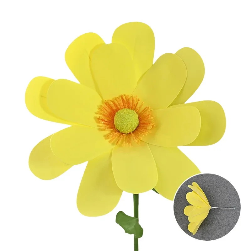 70 см Искусственный цветок из пены свадебное украшение реквизит для фотосъемки