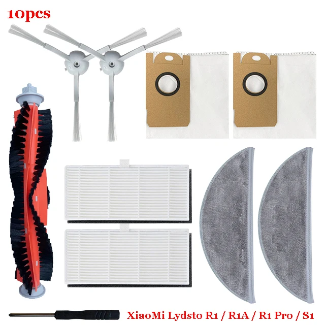 

Комплект деталей для робота-пылесоса Fxaizl для Xiaomi Lydsto R1 / R1A / R1 Pro / S1