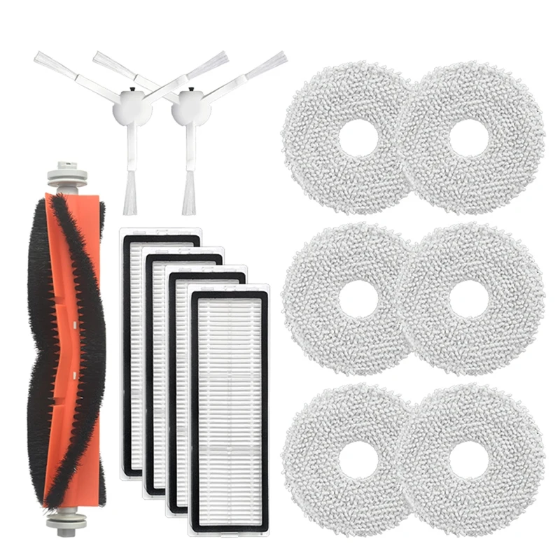 

13Pcs For Xiaomi Mijia B101CN Sweeping Robot Main Brush Rag Filter Kit Accessories Replacement Washable Rag Spare Parts