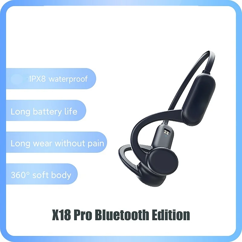 

Bluetooth-наушники DIXSG с костной проводимостью, IPX8, 8 Гб