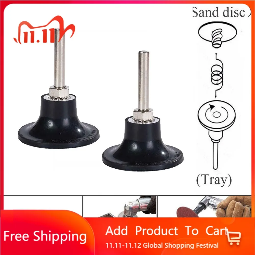 

2\\\\\\\" Roll Lock Shank Mandrel 2pcs Roll Lock Shank Mandrel 30000 RPM Removable Rubber