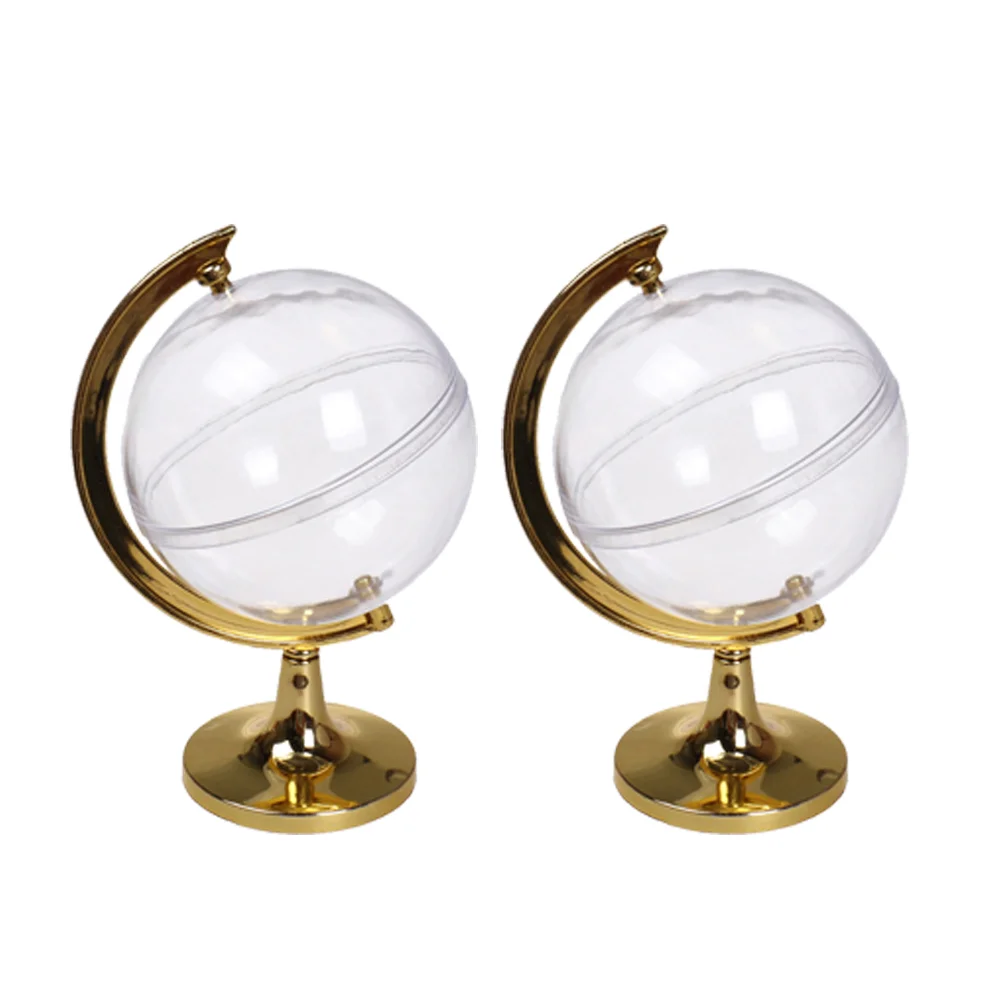 

12pcs Plastic Tellurion Candy Boxes Creative Candy Gift Boxes for Wedding Christmas (Golden)