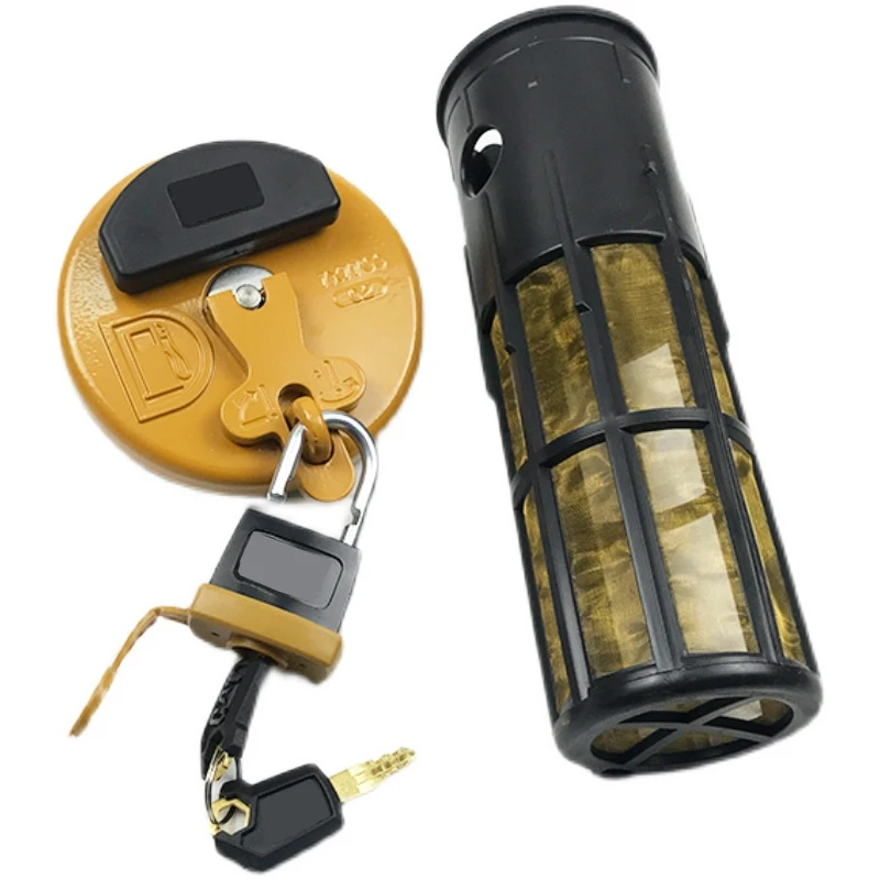 

Excavator accessories for Carter E320B C D 323 325 336D diesel tank cover anti-theft fuel tank cover filter
