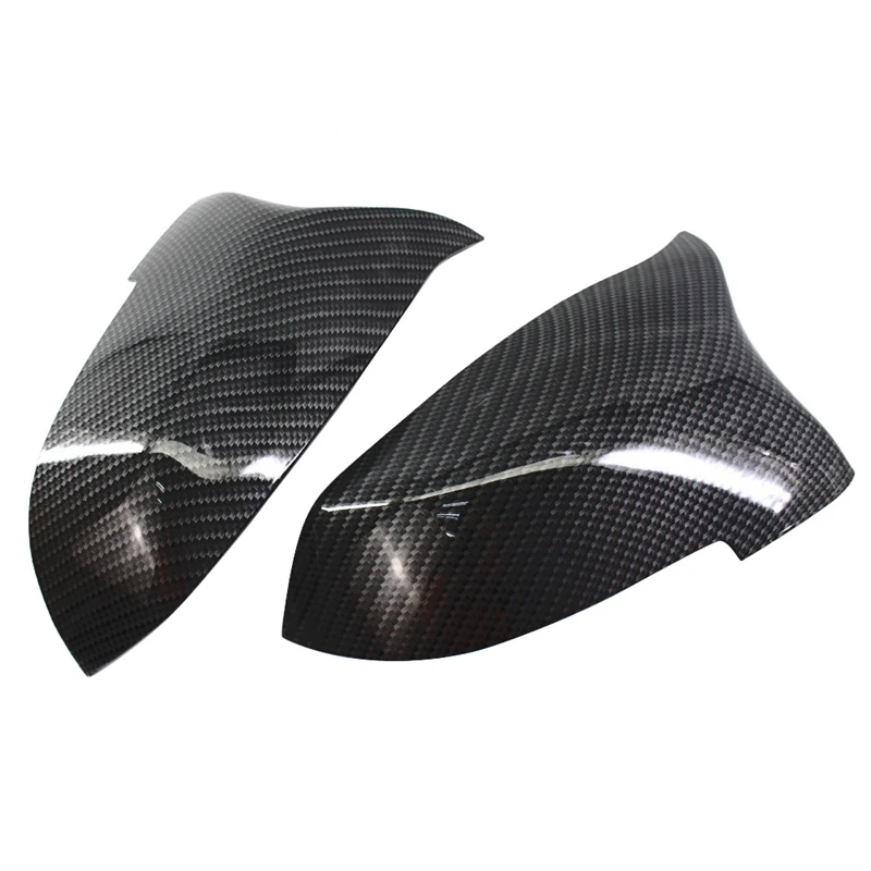 

Side Rearview Mirror Cover Cap Fit for -BMW- 5 6 7 Series F10 F07 F01 Carbon Fiber