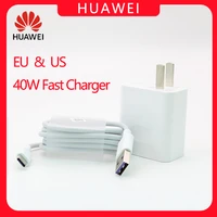 original huawei eu us fast charger 40w quick charge adapter usb type c cable for huawei honor 9 nova 2 3 3e 4 5e p20 lite p9 p10