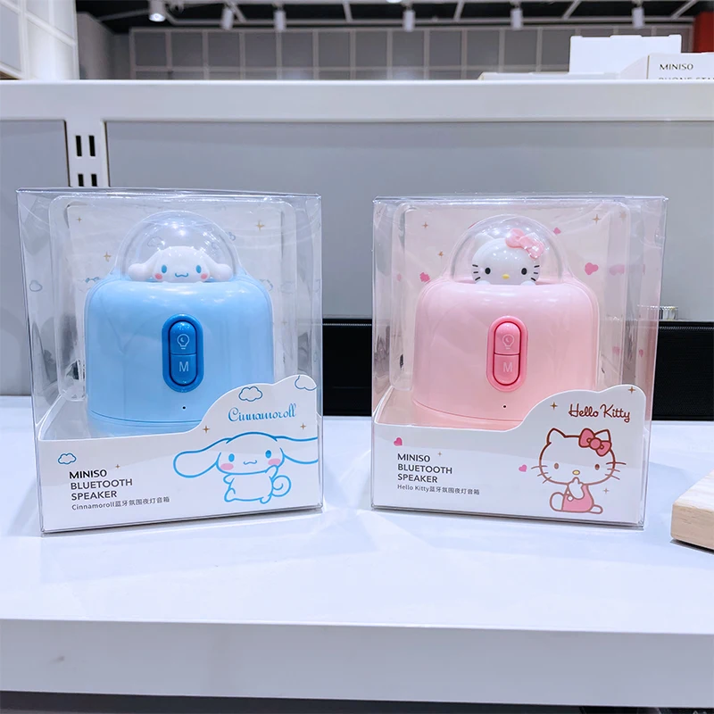

Sanrio мультфильм Cinnamoroll Bluetooth атмосфера Ночной свет аудио КТ Кот Мини Симпатичные аудио игрушки хобби экшн-фигурки подарки