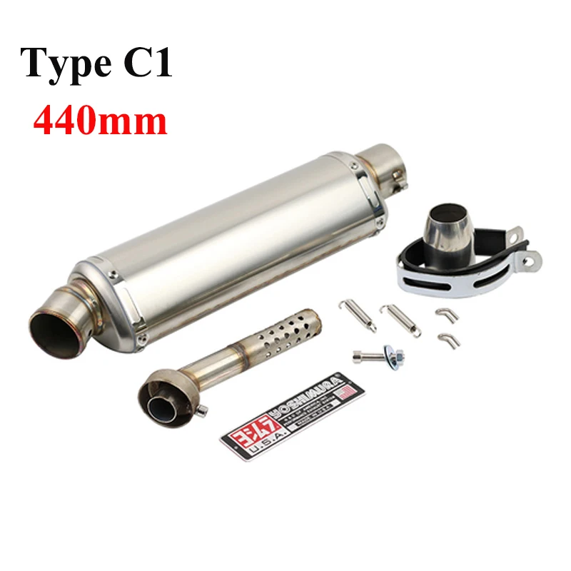 

38-51 мм Универсальный мотоциклетный выхлопной глушитель Yoshimura DB Killer Moto Pipe Мотоцикл 100cc-1000cc ATV GP Скутер