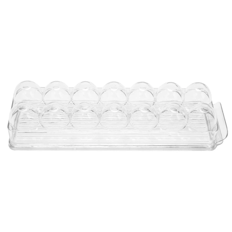 

Прозрачный акриловый контейнер для хранения яиц в холодильнике, 14 ячеек